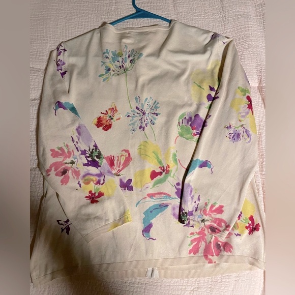 Casual Corner size M silk stretch cardigan sweater - Picture 5 of 5